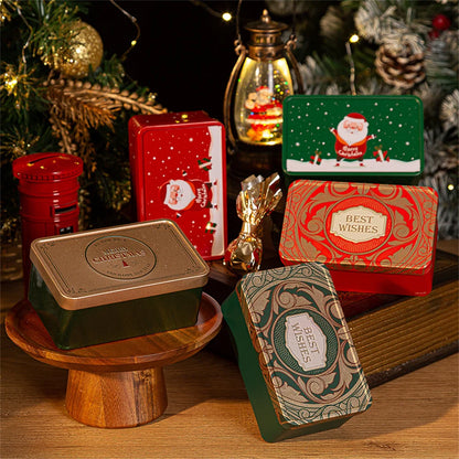 Christmas Joyful Holiday Treats Tin Box