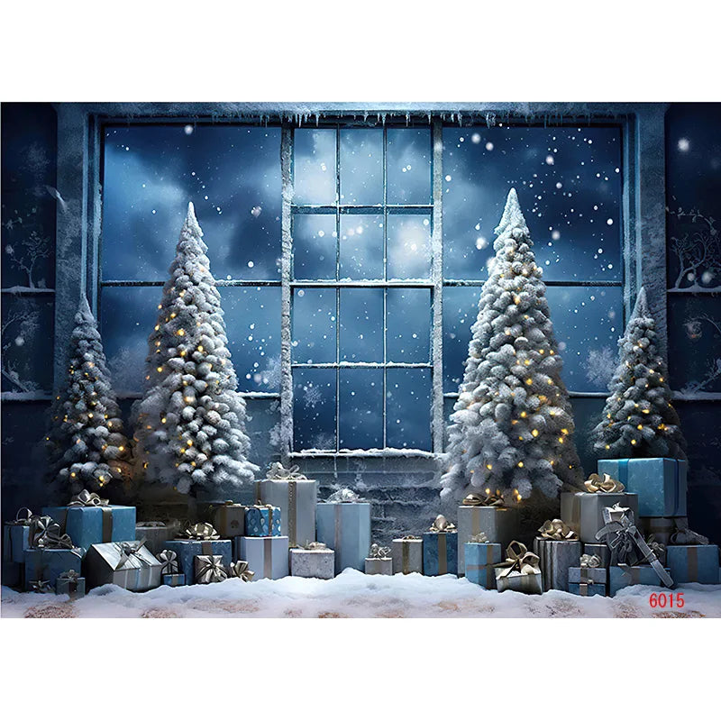 Christmas Holiday Cheer Photo Backdrop