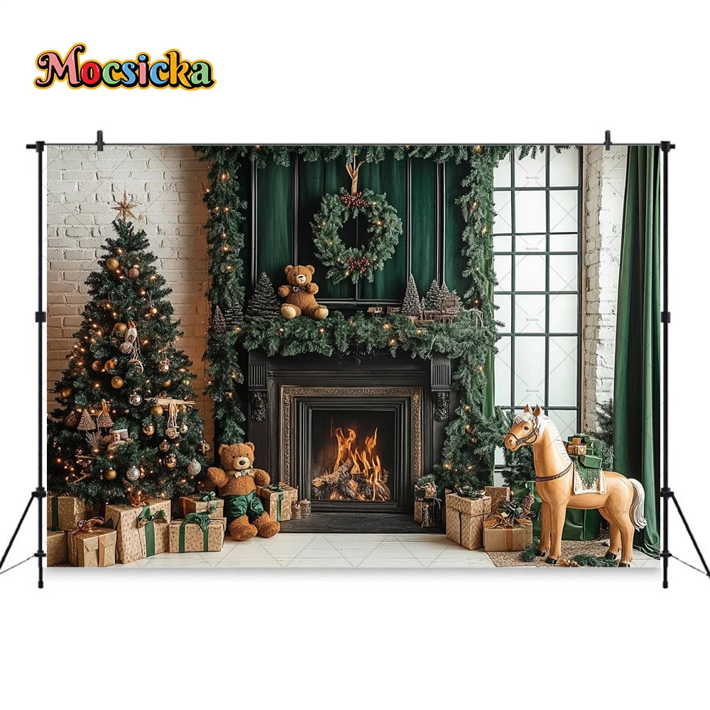 Festive Christmas Photography Backdrop