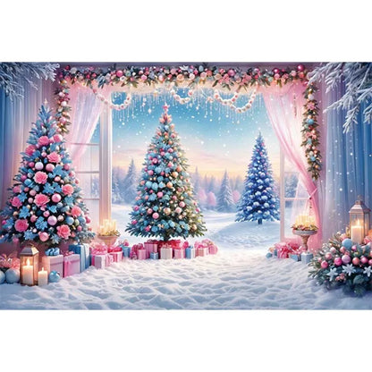 Christmas Holiday Cheer Photography Backdrop