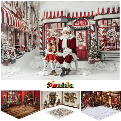 Christmas Winter Wonderland Photography Backdrop