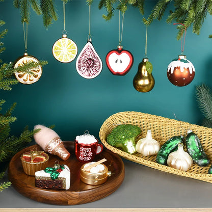 Christmas Fruit & Veggie Holiday Ornaments