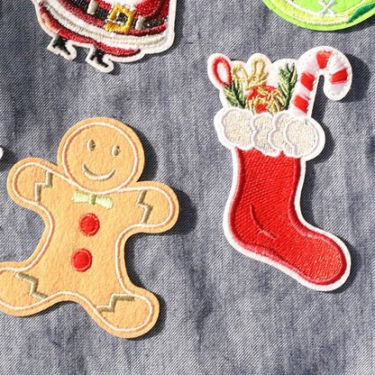 Christmas Festive Flair Iron-On Patch