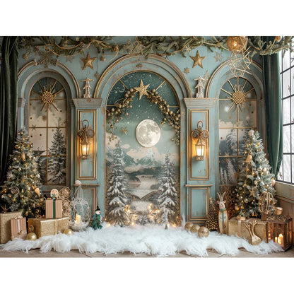 Christmas Festive Moments Photo Backdrop