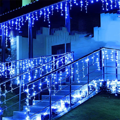 Sparkling LED Curtain Lights Christmas