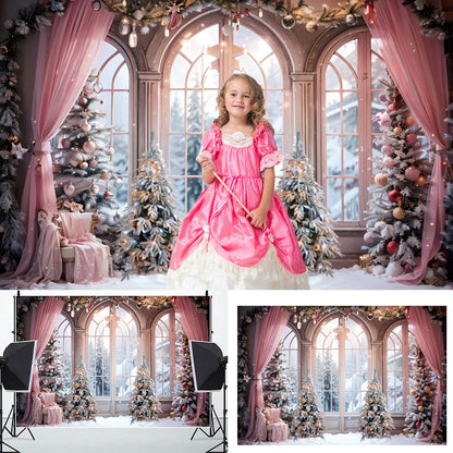 Christmas Jolly Holiday Backdrop [Vinyl/Polyester]