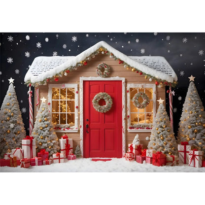 Cheerful Christmas Backdrop [Vinyl/Polyester]