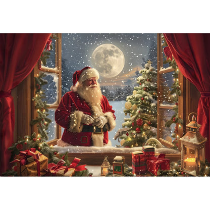 Christmas Festive Holiday Backdrop [Vinyl/Polyester]