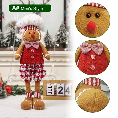 Christmas Gingerbread Stretchable Friend Decoration