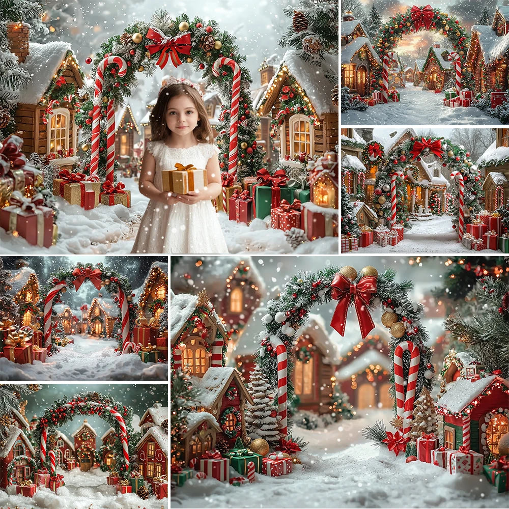 Christmas Winter Wonderland Backdrop 5ft/7ft