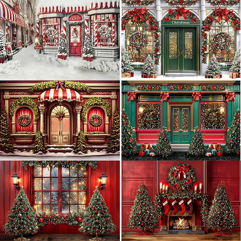 Christmas Winter Wonderland Holiday Backdrop