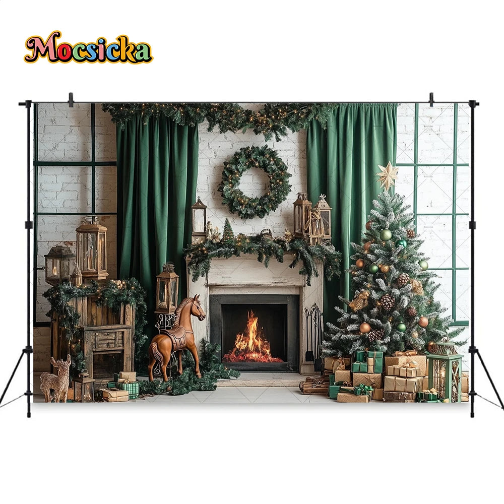 Festive Christmas Photography Backdrop