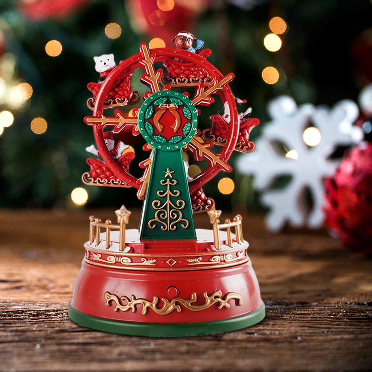 Christmas Festive Carousel Holiday Decoration