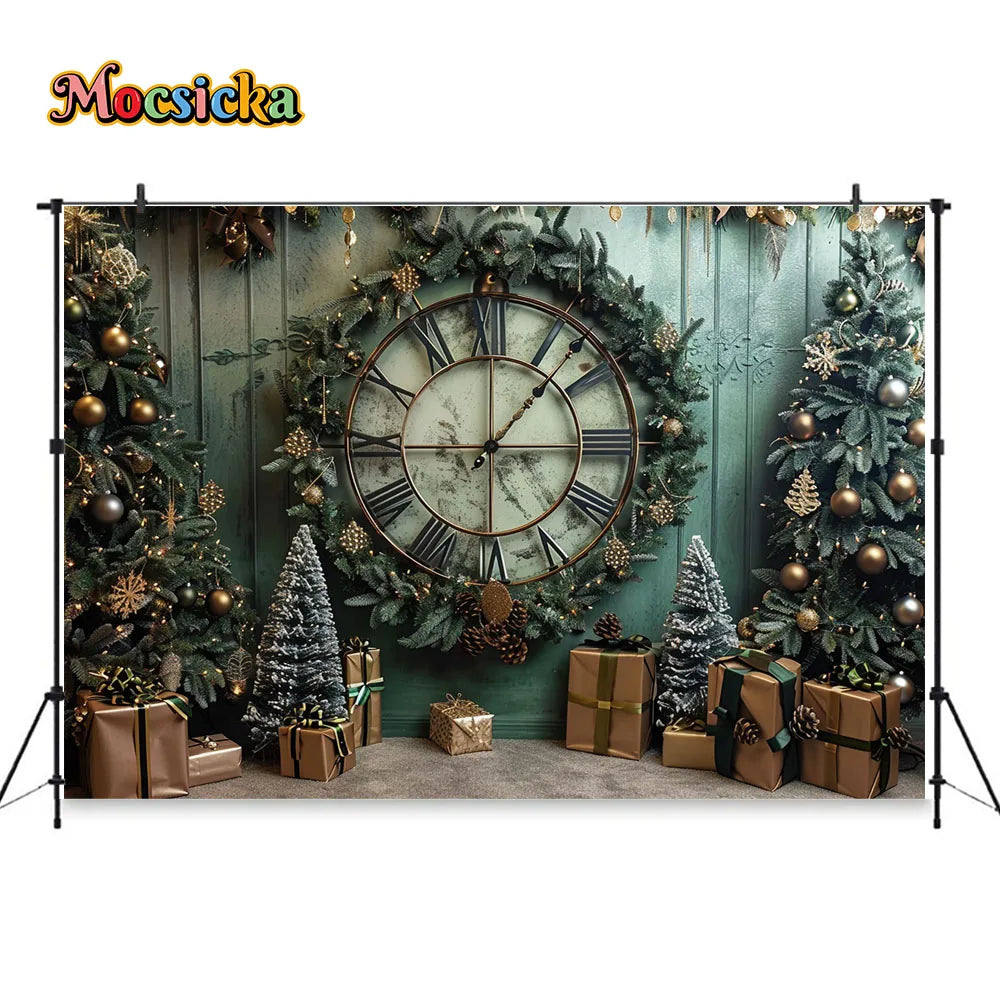 Festive Photo Backdrop [Christmas Tree]