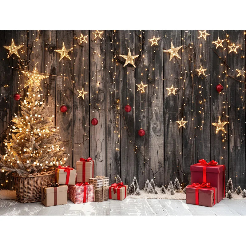 Christmas Festive Winter Wonderland Backdrop