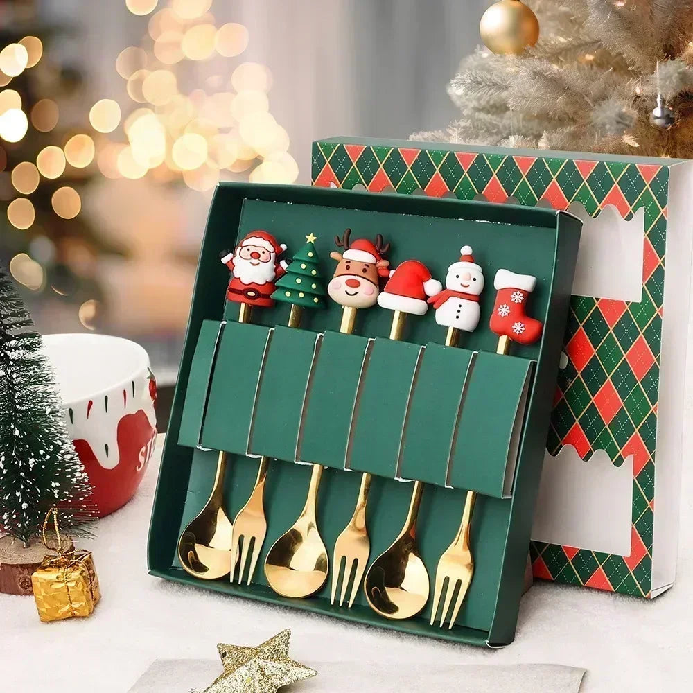 Christmas Festive Cheer Cutlery Set