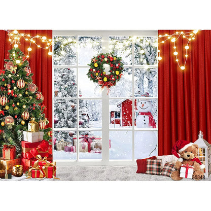 Christmas Festive Winter Wonderland Backdrop