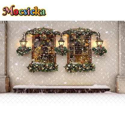 Christmas Winter Wonder Background Backdrop