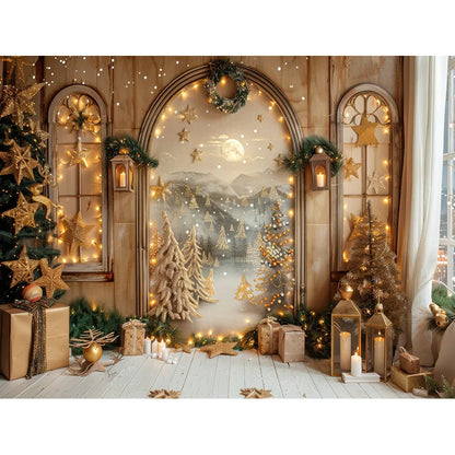 Christmas Festive Winter Wonderland Backdrop