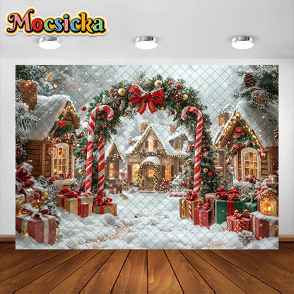 Christmas Winter Wonderland Photography Backdrop