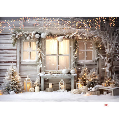 Christmas Holiday Cheer Photo Backdrop