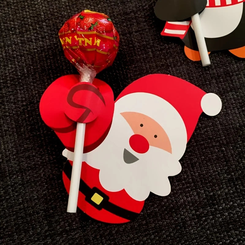 Christmas Lollipop Festive Greeting Cards