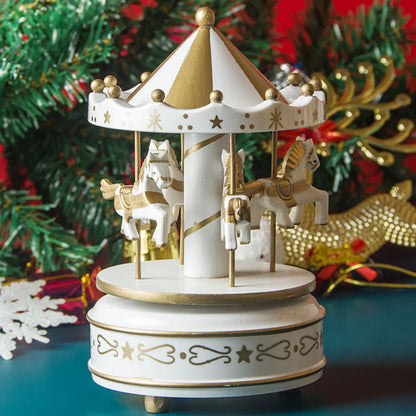 Christmas Festive Carousel Holiday Decoration