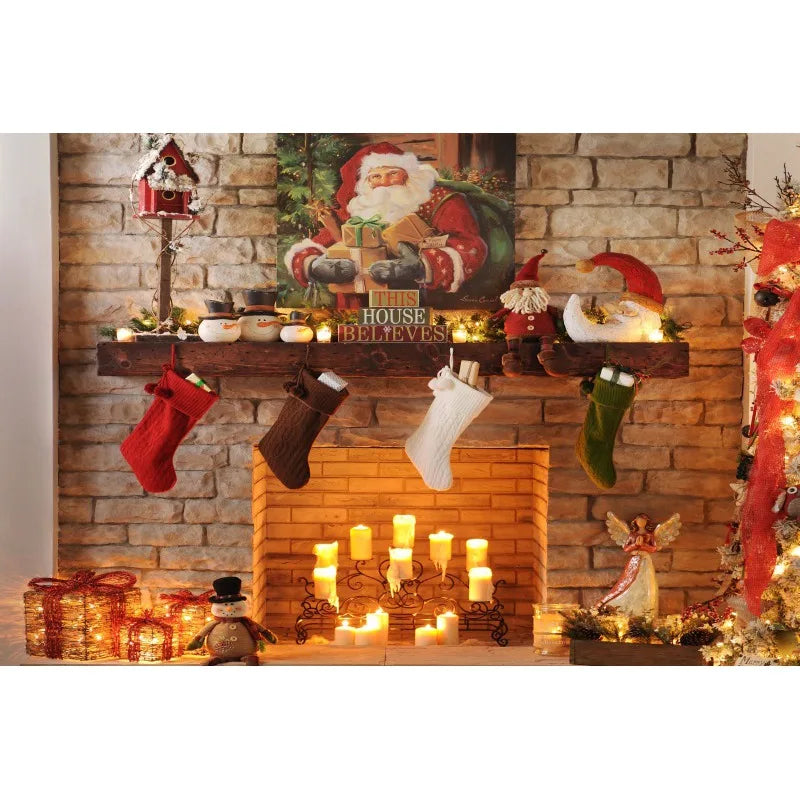 Cheerful Christmas Backdrop [Vinyl/Polyester]