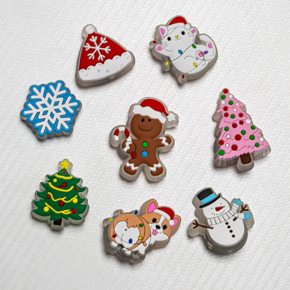 Christmas Luminous Holiday Shoe Charms