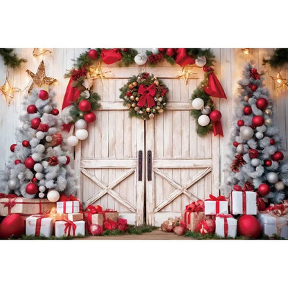 Christmas Village Backdrop [Custom Size]