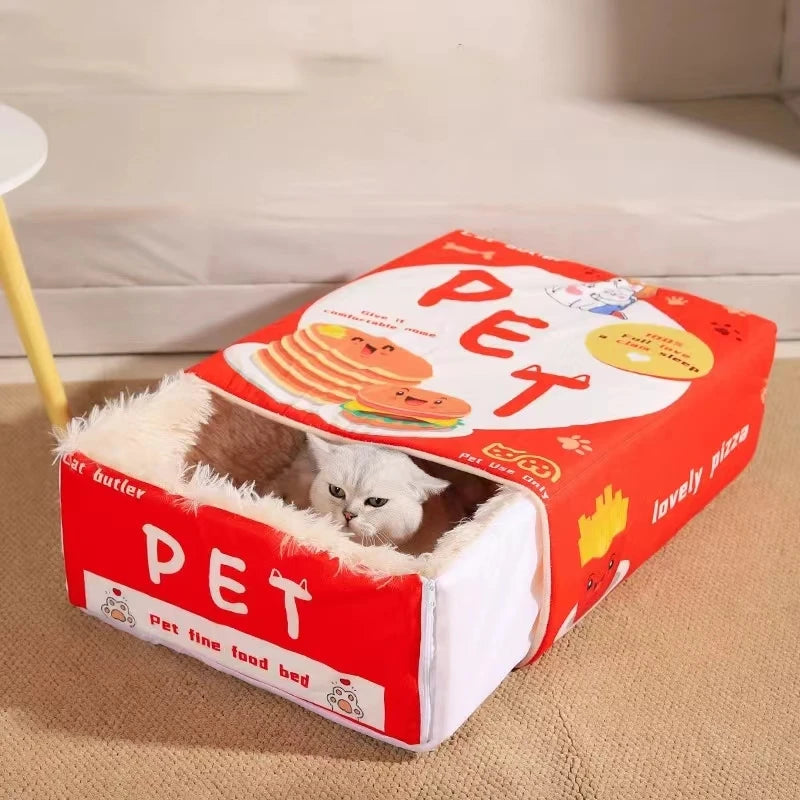 Christmas Biscuit Box Cat Bed [All Cats]