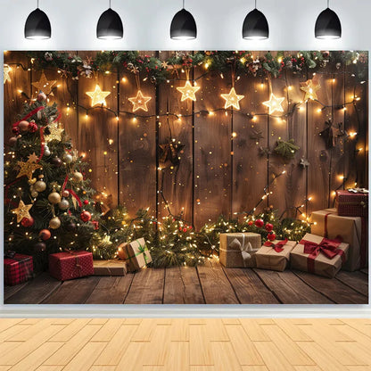 Christmas Festive Winter Wonderland Backdrop