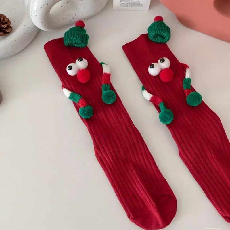 Christmas Cozy Hand-Holding Socks [All Sizes]