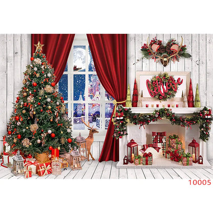 Christmas Holiday Wonderland Backdrop - Decor