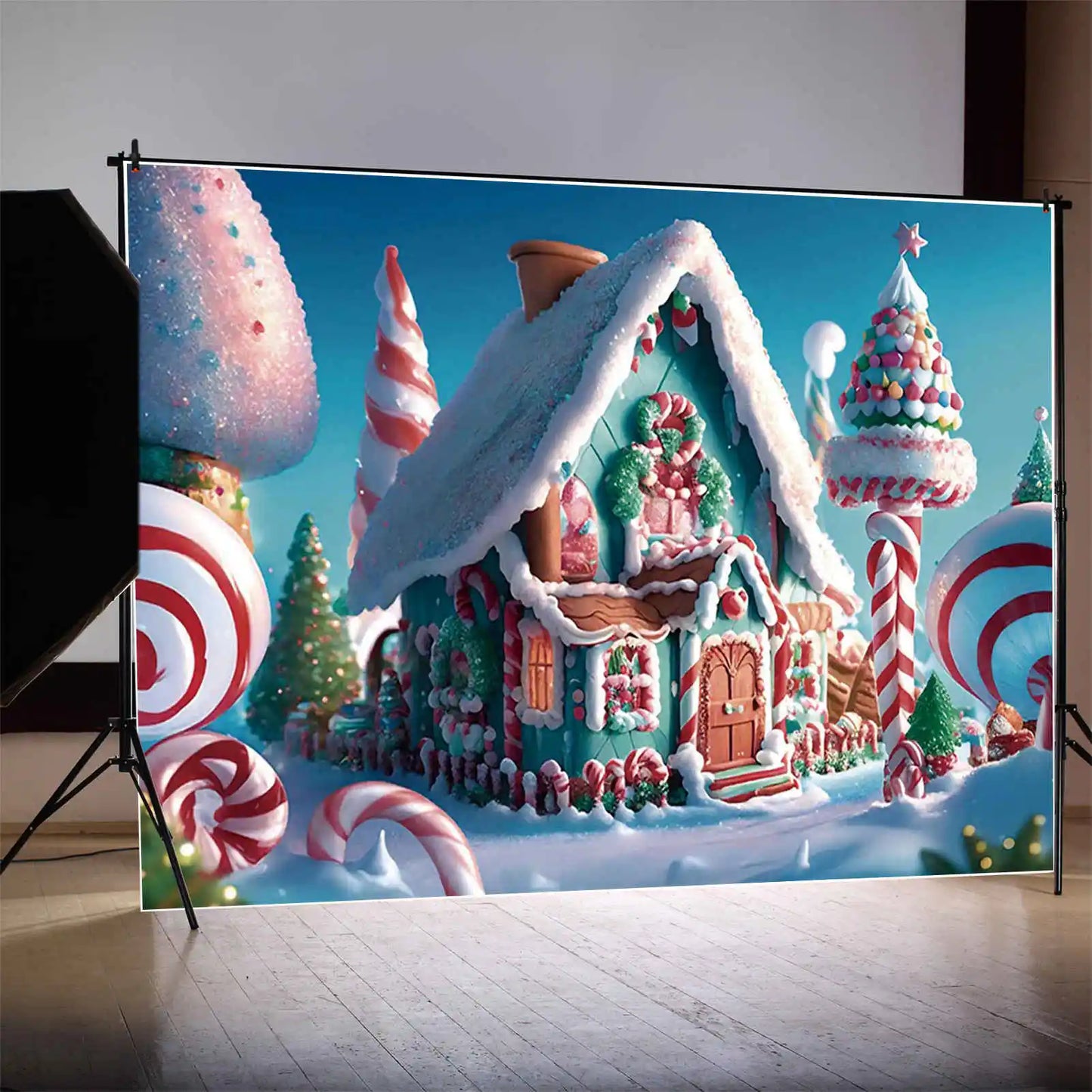 Christmas Festive Wonderland Backdrop Holiday Fun