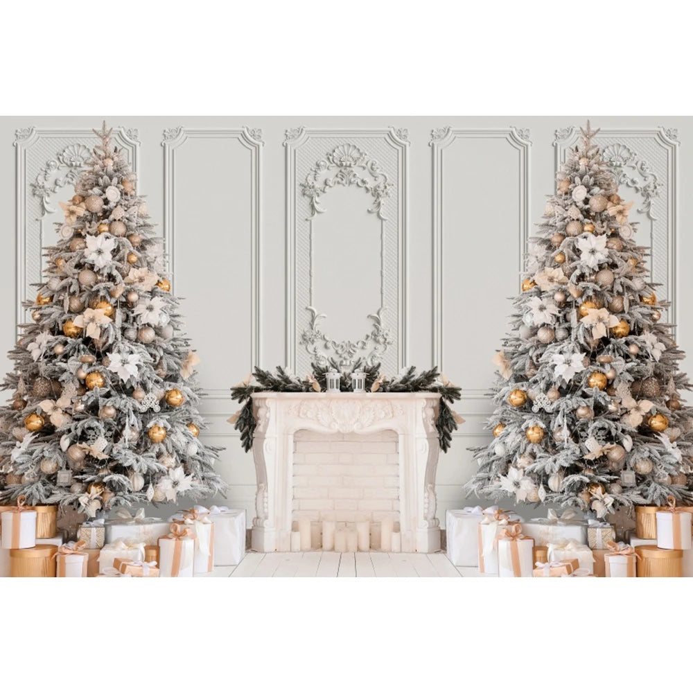 Christmas Festive Winter Wonderland Backdrop