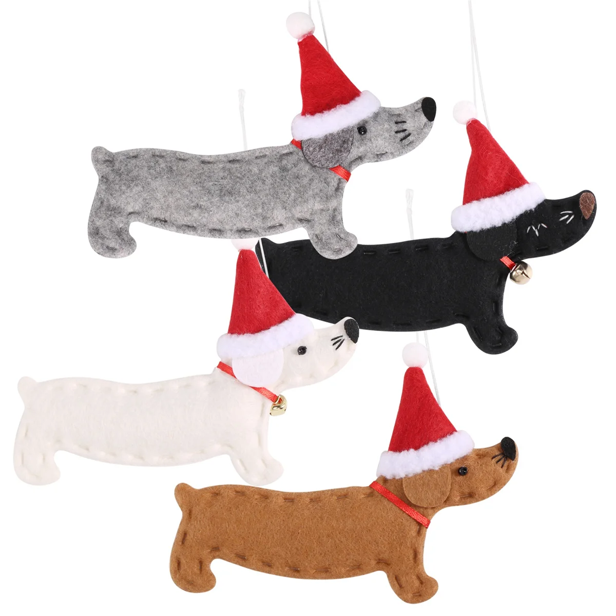 Christmas Dachshund Delight Holiday Ornaments