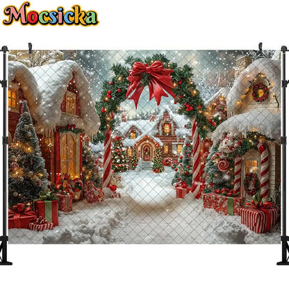 Christmas Winter Wonderland Photo Backdrop