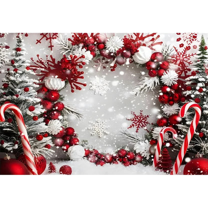 Christmas Festive Winter Wonderland Backdrop