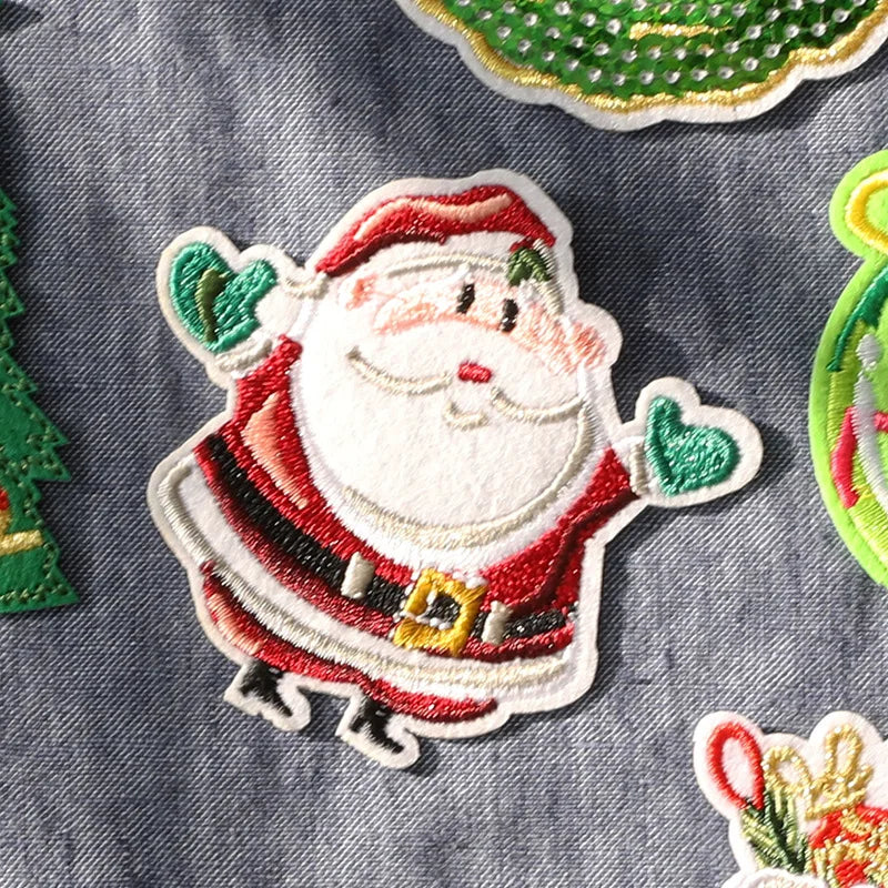 Christmas Festive Flair Iron-On Patch