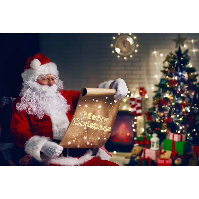 Christmas Festive Fireplace Backdrop [Photography Studio]