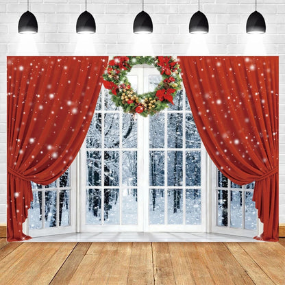 Christmas Winter Wonderland Photography Backdrop