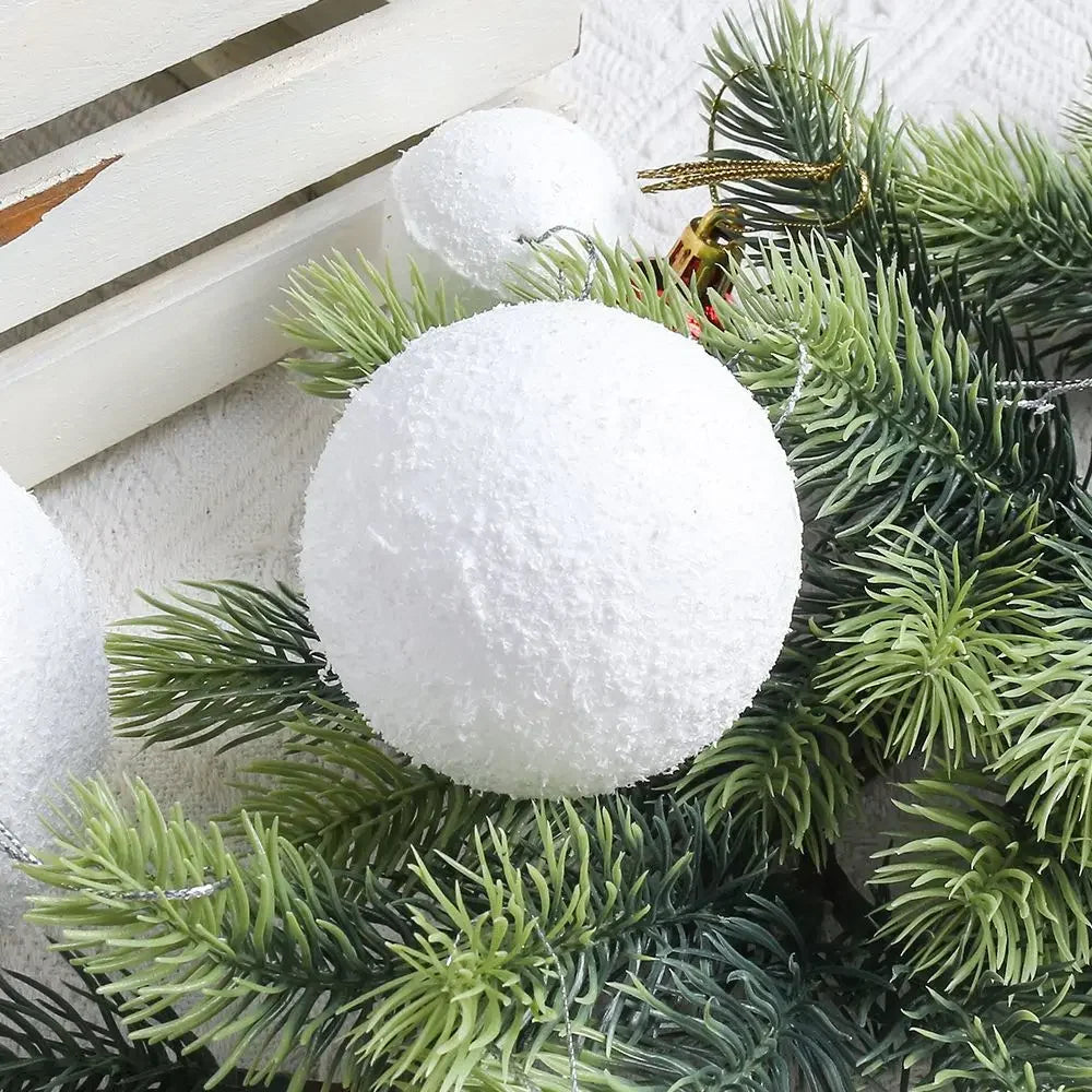 Christmas Frosty Snowball Ornaments [4cm/6cm/8cm]