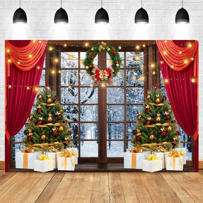 Christmas Winter Wonderland Backdrop [Indoor Use]