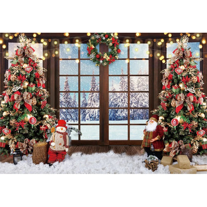 Christmas Festive Winter Wonderland Backdrop