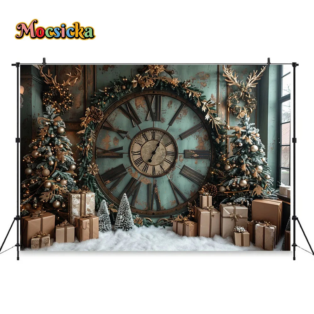 Festive Photo Backdrop [Christmas Tree]