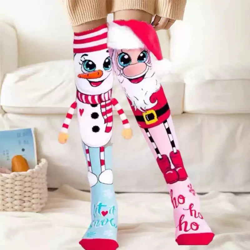 Cozy Christmas Socks [Santa/Snowman]