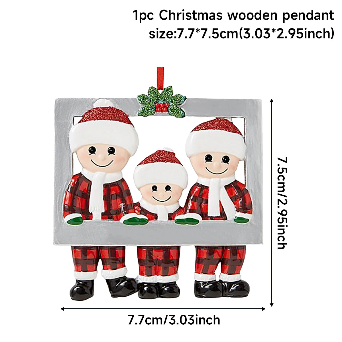 Christmas Customizable Family Ornament Decoration