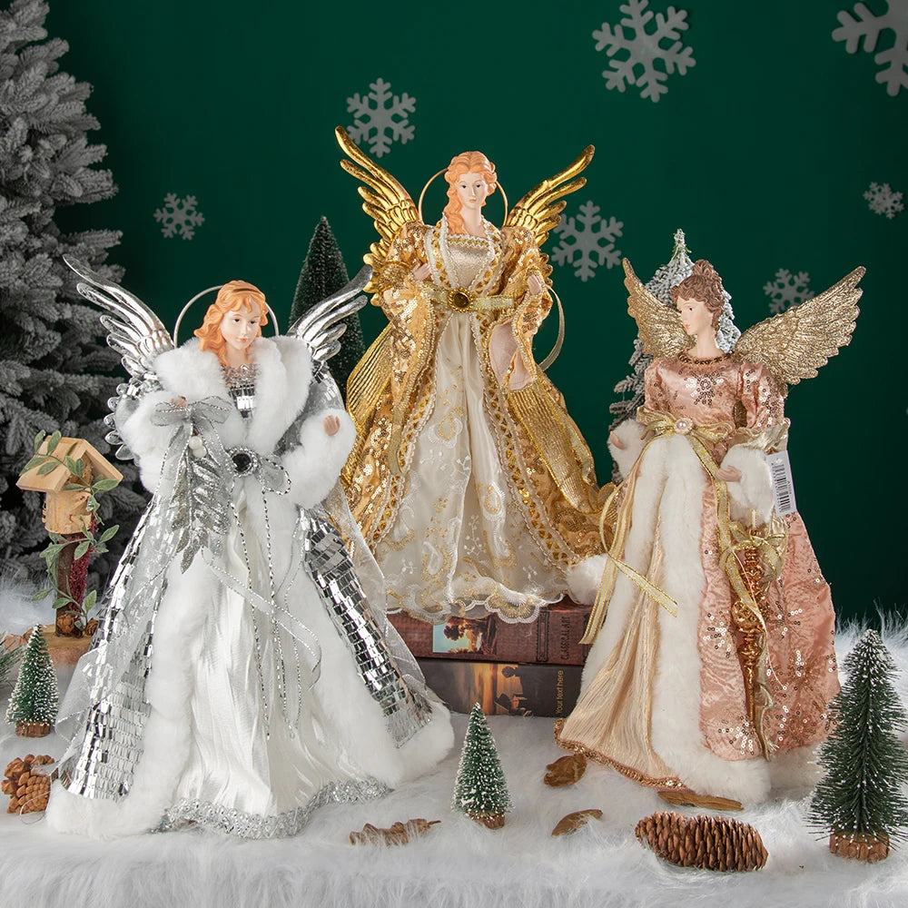 Christmas Glimmering Angel Tree Topper