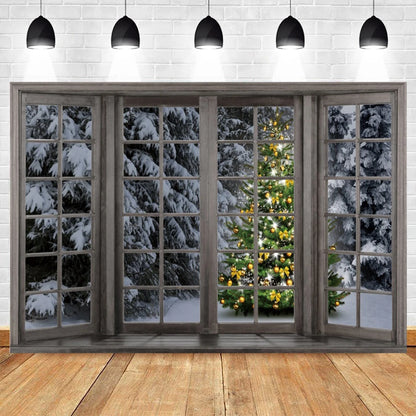 Christmas Winter Wonderland Backdrop [Indoor Use]